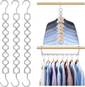 3 Pack Space Saving Hangers for Clothes, Heavy Duty 30Lbs Capacity Magic by Besslly