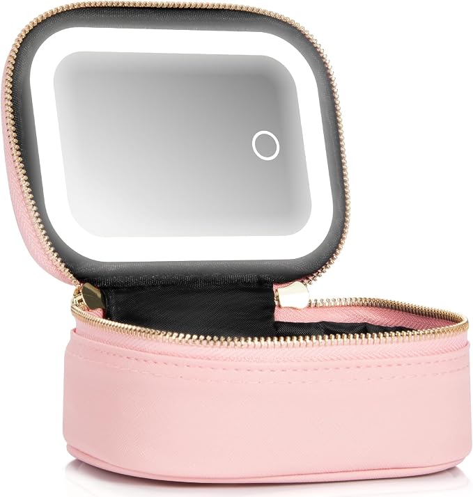 Small Makeup Bag Travel Train Case by Extrei+Gent