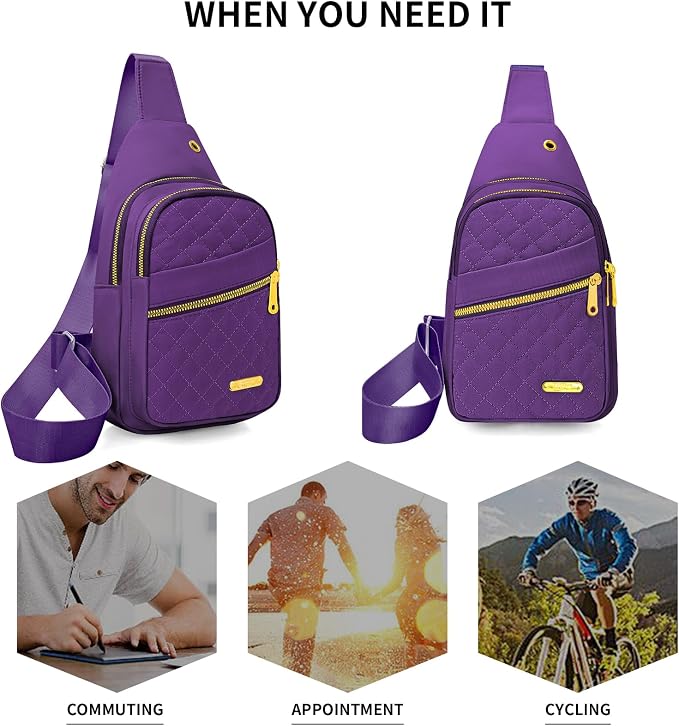 Small Sling Bag For Women Men Casual Crossbody Sling Backpack - Image 7
