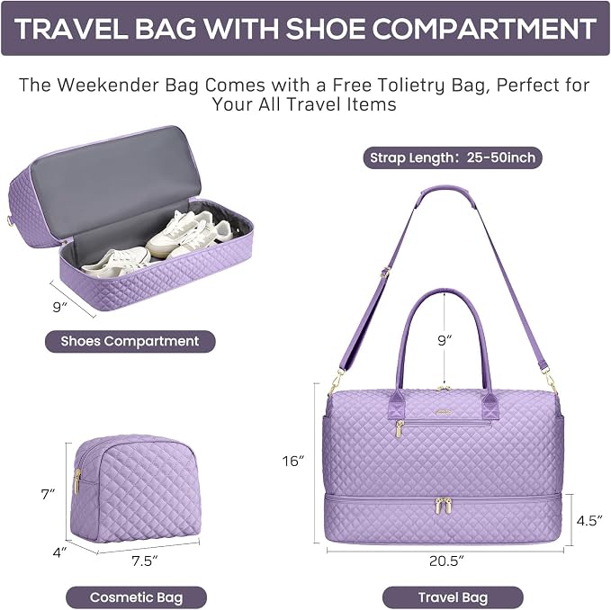 Travel Bag Weekender Bags for Women - Image 3