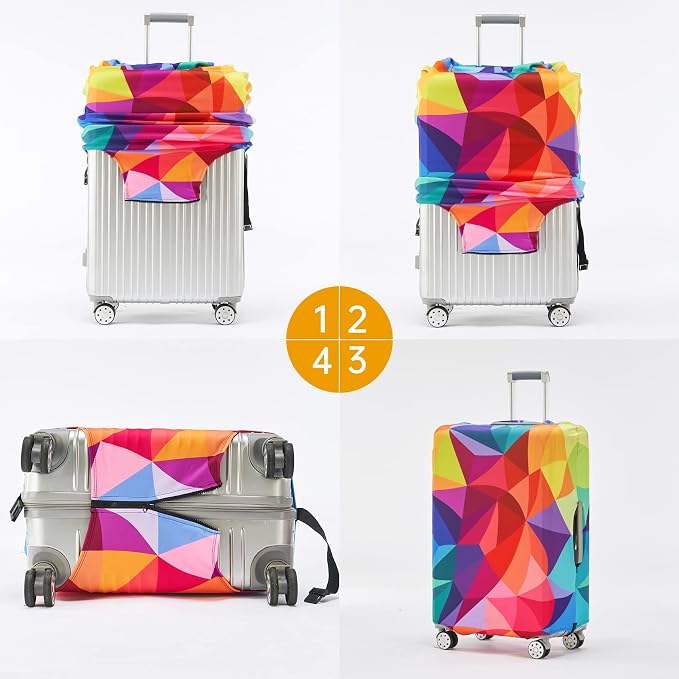 Travelkin Luggage Covers For Suitcase Tsa Approved, Suitcase Cover Protector - Image 7