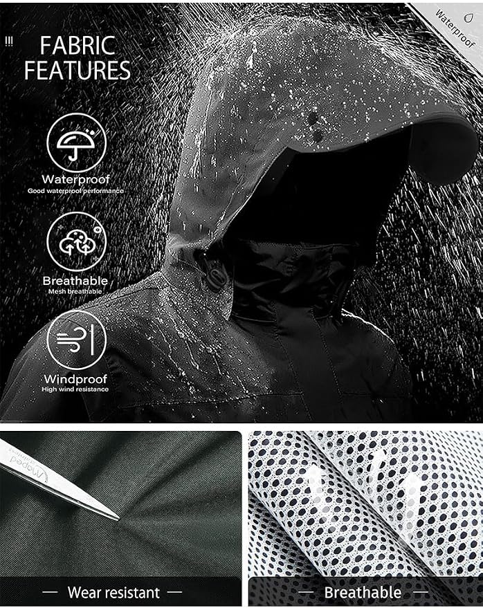 iCreek Rain Suit Waterproof Jacket - Image 3