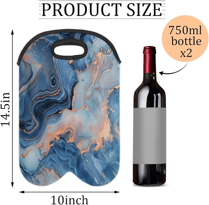Wine Carrier Tote Personalized Bag - Image 2