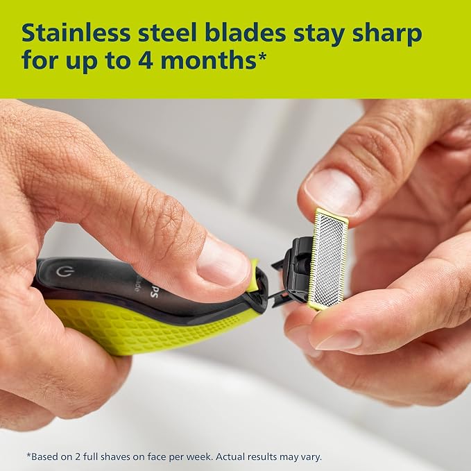 Philips Norelco OneBlade Face + Body Hybrid Electric Trimmer and Shaver - Image 8