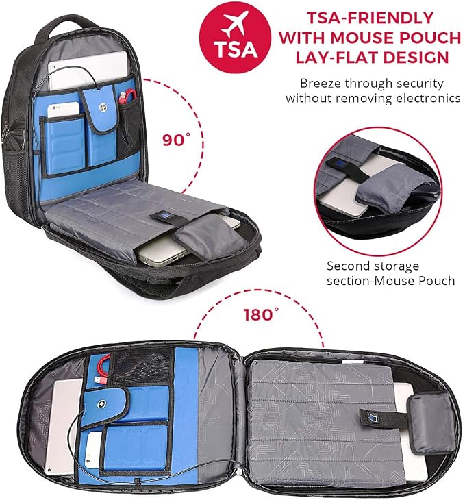 Swissdigital Design TSA Business Laptop Backpack - Image 4