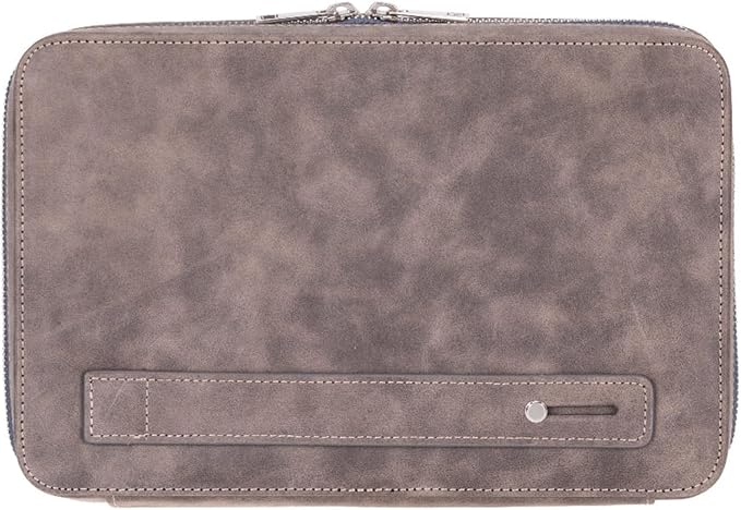 Medicine Handmade Leather Cable Organizer Bag – Full-Grain Leather Travel Tech - Image 5