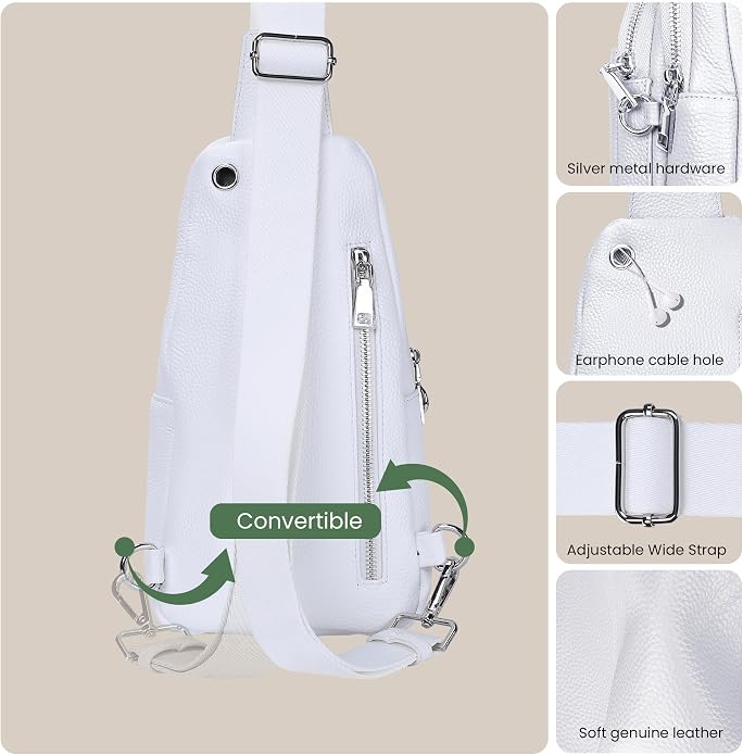 befen Genuine Leather Small Sling Bag - Image 6
