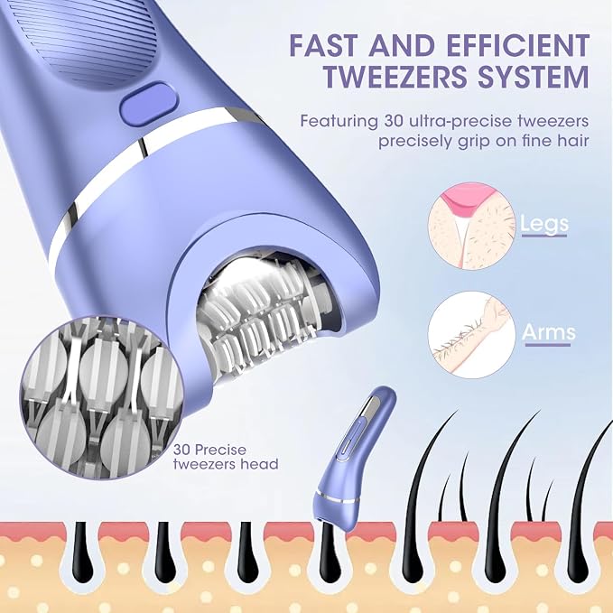 Electric Shavers for Women, 7 in 1 Hair Removal Kit - Image 4