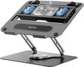 Laptop Cooling Stand with Detachable Thermoelectric Cooler, Adjustable Height & by MetFut