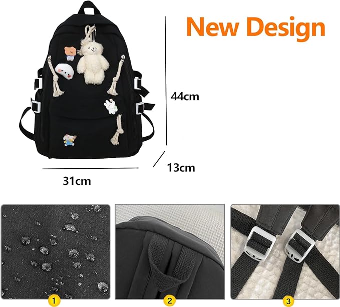 DUSLANG Big Student Laptop Backpack - Image 2