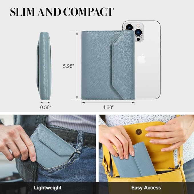Leather Passport Holder for Travel, Passport Book Holder, Rfid Blocking Travel - Image 2