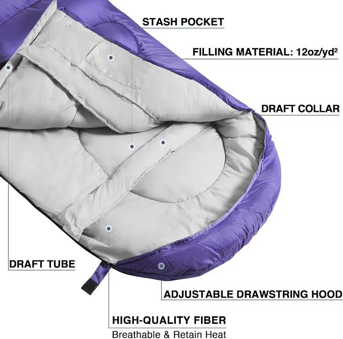 Atarashi Camping Sleeping Bag- 4 Seasons - Image 3