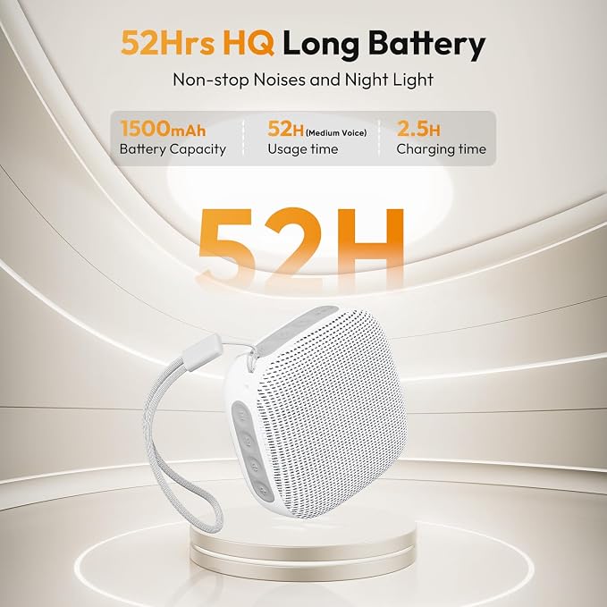 Portable Sound Machine for Travel, Mini Noise Machine - Image 6