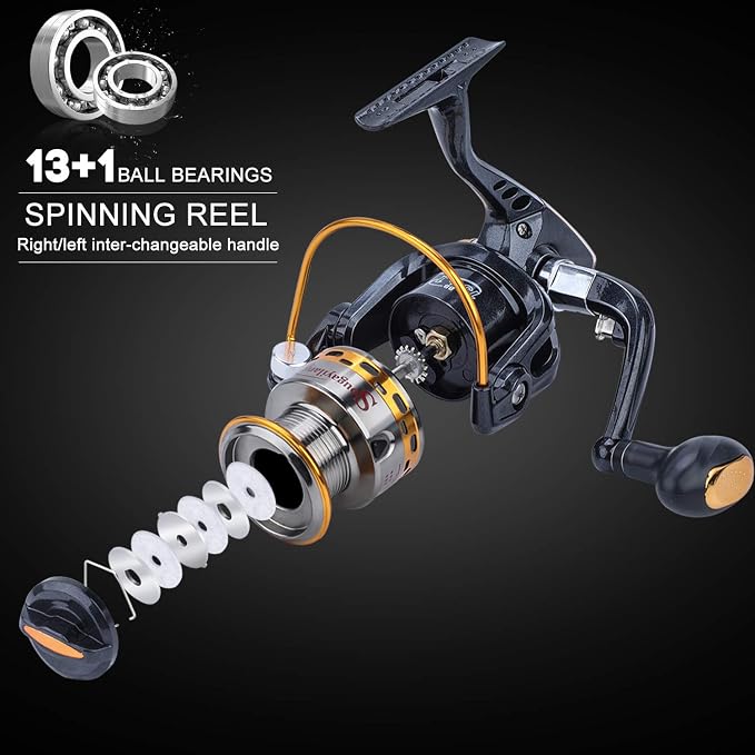 Sougayilang Fishing Rod Reel Combos Carbon Fiber Telescopic Fishing pole - Image 5