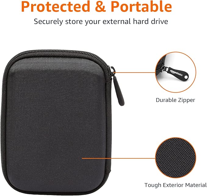Amazon Basics External Hard Drive Portable Carrying Case - Image 3