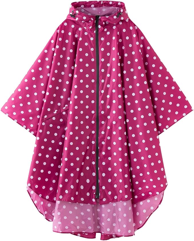 Cloak raincoat Unisex poncho Adult hooded men and women by Unknown