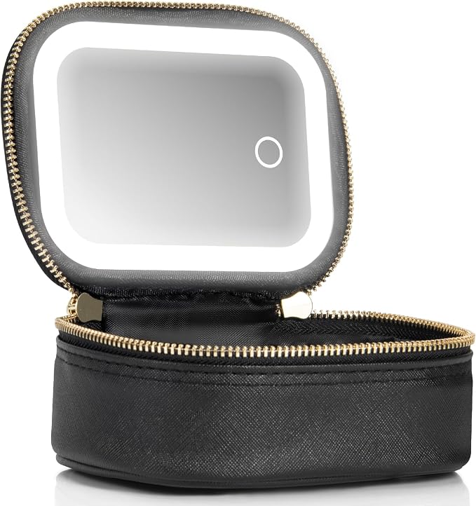 Small Makeup Bag Travel Train Case by Extrei+Gent