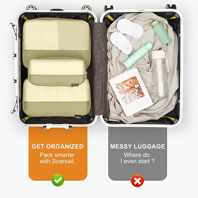 6 Set Compression Packing Cubes - Image 6