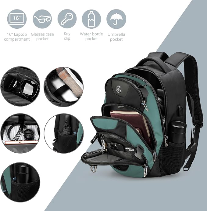 Swissdigital Design Laptop Backpack - Image 4