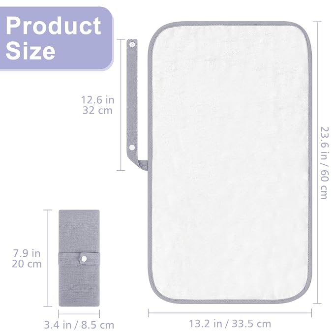 Accmor Portable Diaper Changing Pad, Waterproof Foldable Baby Changing Mat - Image 6