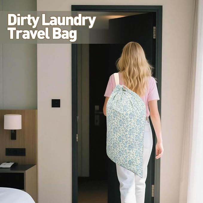 College Laundry Bag, Dirty Clothes Laundry Bag - Image 5