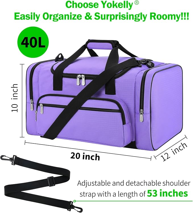 Sports Duffel Bag 20 inch for Travel Gym - Image 5