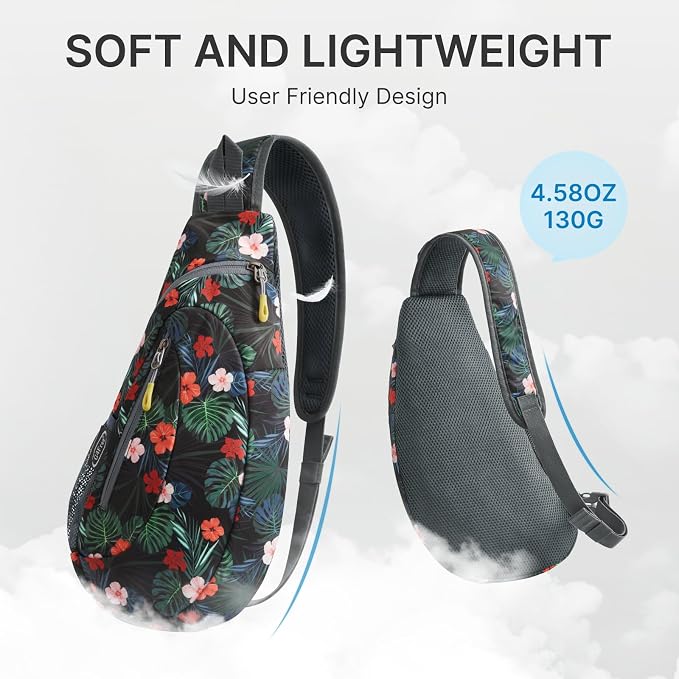 G4Free Sling Bag for Men Women, Small Crossbody Backpack Lightweight Chest - Image 7