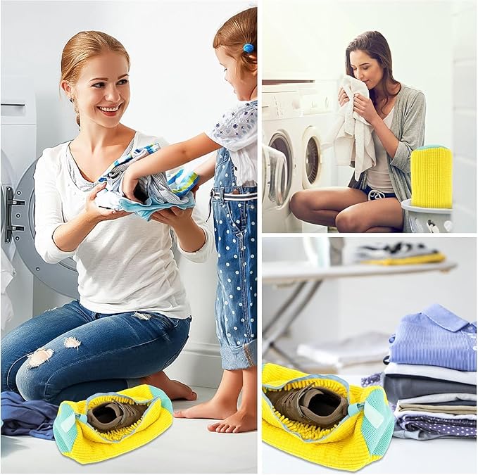 2Pcs Shoe Washing Machine Bags, Laundry Shoe Bags - Image 8