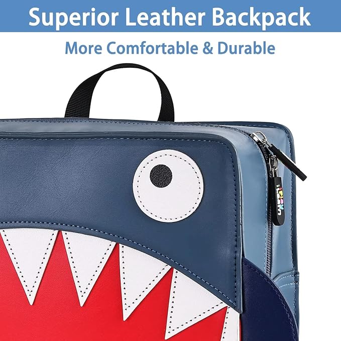 iPlay, iLearn Shark Kids Luggage, Boys Carry on Suitcase, Toddlers Rolling - Image 4