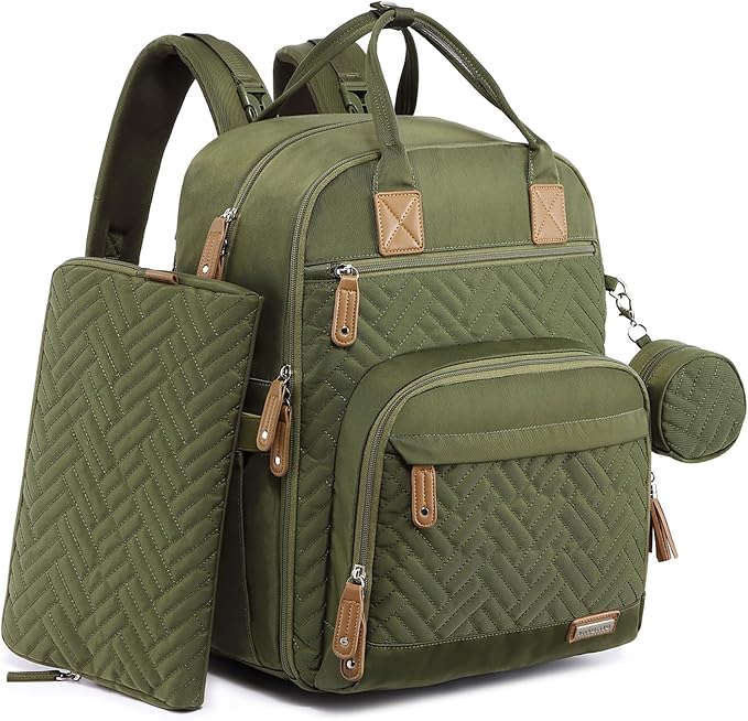 iniuniu Diaper Bag Backpack, 4 in 1 kit Large Unisex Baby Bags by iniuniu