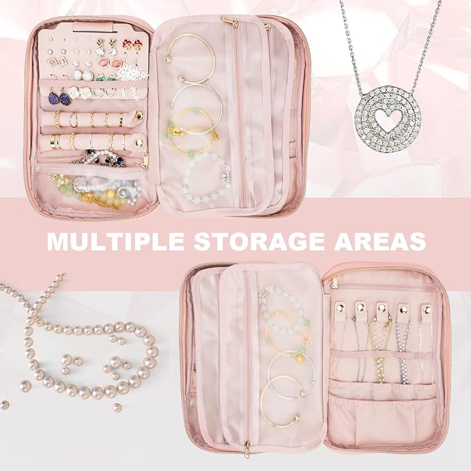 emissary Jewelry Organizer Case Travel Jewelry Storage Bag - Image 3