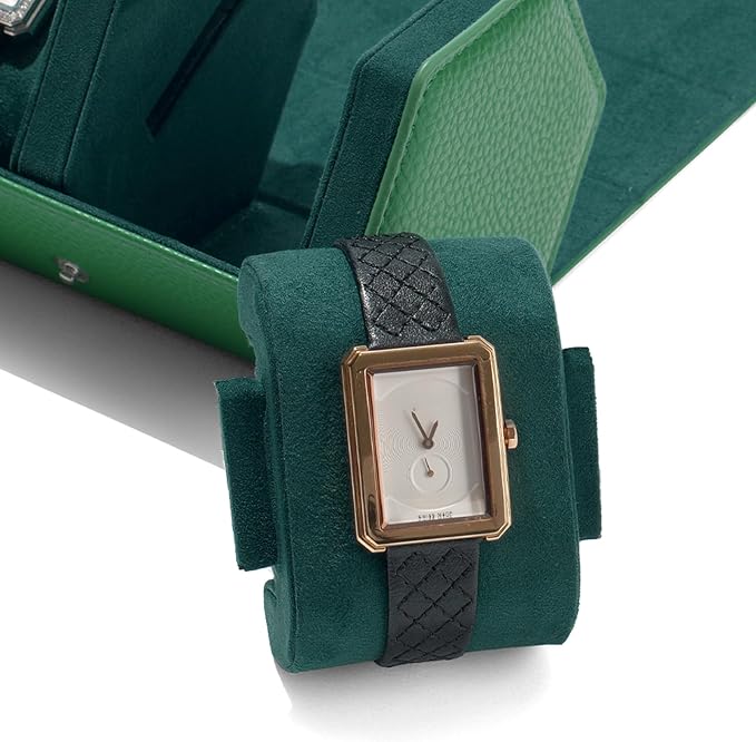 Oirlv Luxury Hexagonal Leather Watch Travel Case Watch Organizer Case - Image 6