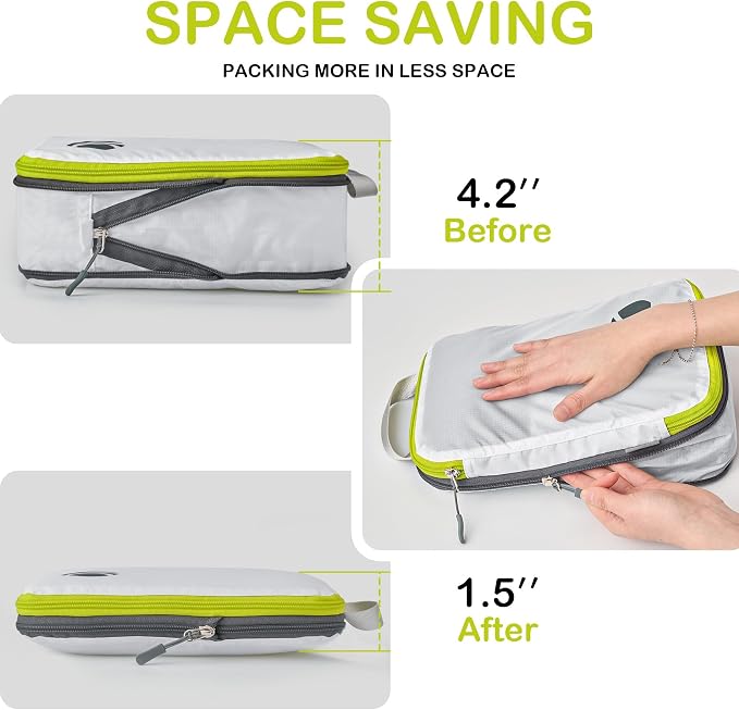 Cipway Compression Packing Cubes, Ultralight Luggage Organizer Bags - Image 3