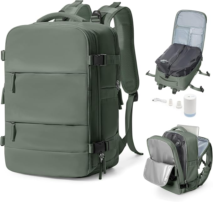 Vacuum Backpack Travel With Pump, Mochila De Viaje Compresion Al Vacio by bergsalz