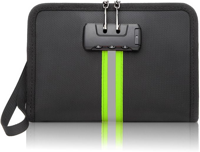 Fire Proof Money Bag for Cash, Money Bag by Ninitch