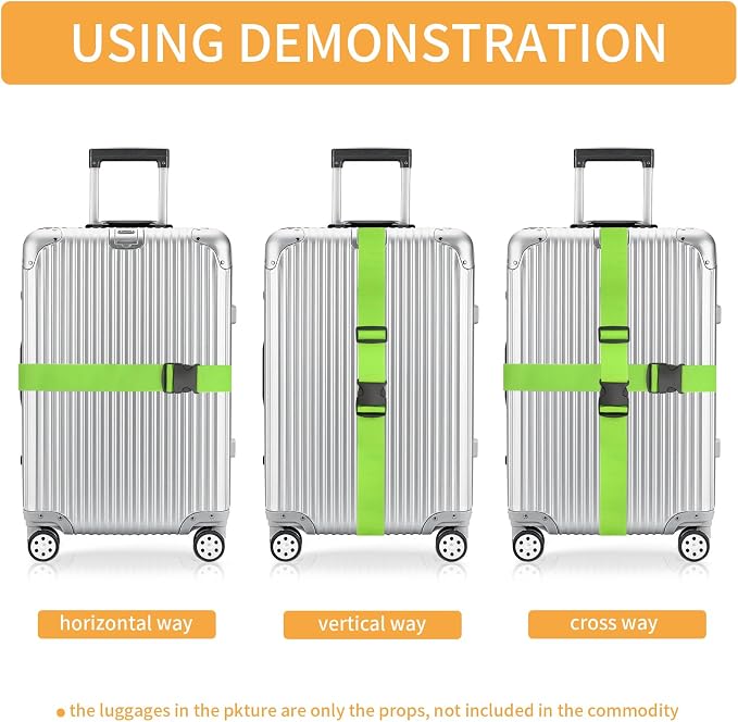 BILIONE Luggage Straps, TSA Approved Add a Bag Premium Accessory - Image 4