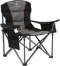 ALPHA CAMP Oversized Camping Folding Chair, Heavy Duty Support 450 LBS Steel by ALPHACAMP