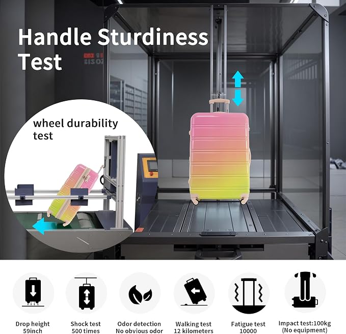 Merax Luggage Sets 3 Piece, Hardside Expandable Suitcase Set - Image 7