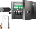 WeHere Key Lock Box, Wall Mount Key Cabinet by WeHereSmartBoxLock