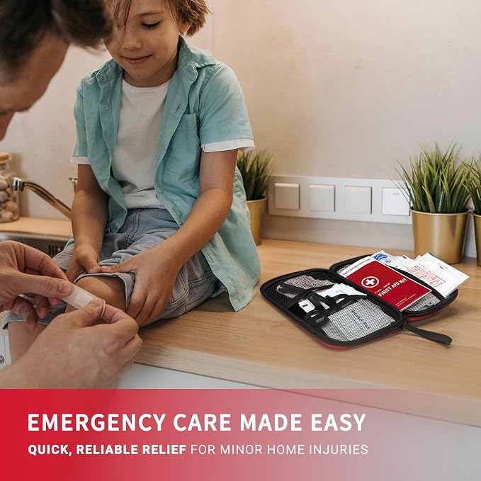 All-Purpose First Aid Kit 184 Pieces, Emergency Kit - Image 3