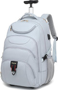 Boavan Rolling Backpack for Women, 17.3 Inch Wheeled Laptop Backpack, Large by Boavan