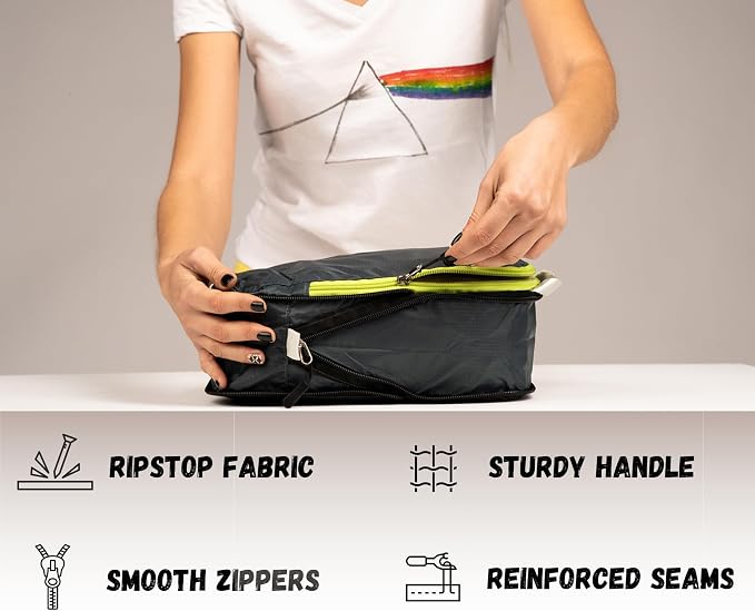 6 Set/3 Set Ultralight Compression Packing Cubes, Suitcase and Backpack Travel - Image 4