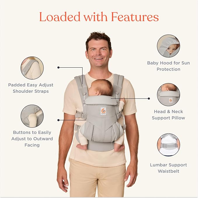 Ergobaby Omni Classic Baby Carrier Newborn to Toddler - Image 3