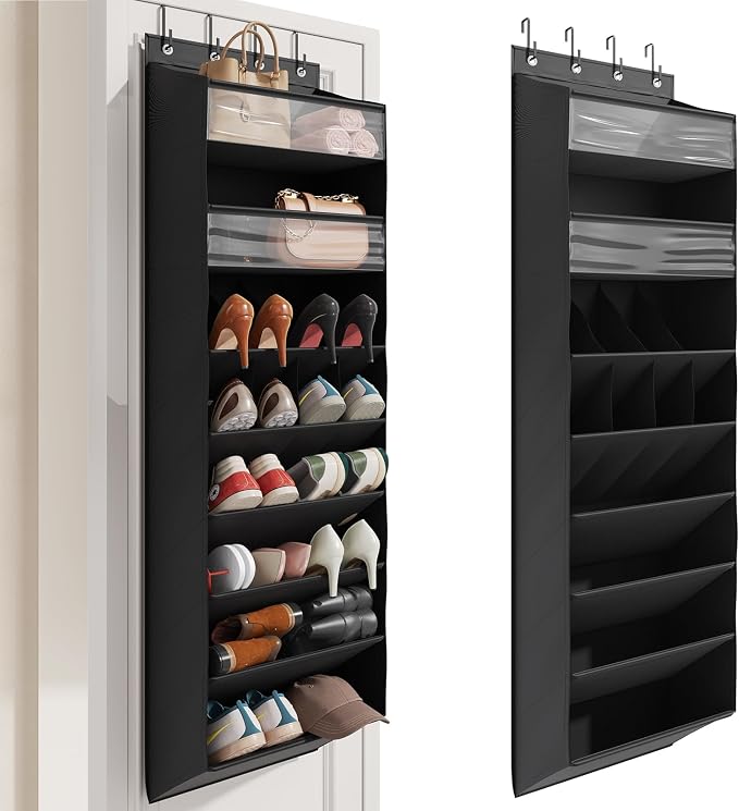 Over the Door Shoe Organizer for Closet, Shoes Rack by Mefirt