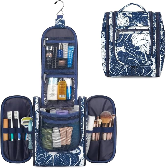 Narwey Small Hanging Travel Toiletry Bag Cosmetic Make up Organizer - Image 7