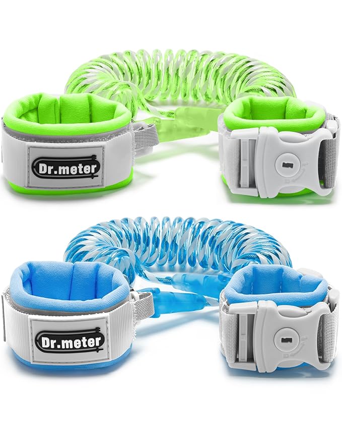 Dr.meter Anti Lost Wrist Link, 2 Pack Toddler Safety Leash by Drmeter