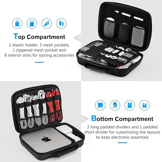 ProCase Hard Travel Electronic Organizer Case - Image 2