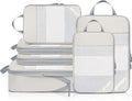 8 Set/6 Set/4 Set Compression Packing Cubes by PREZON
