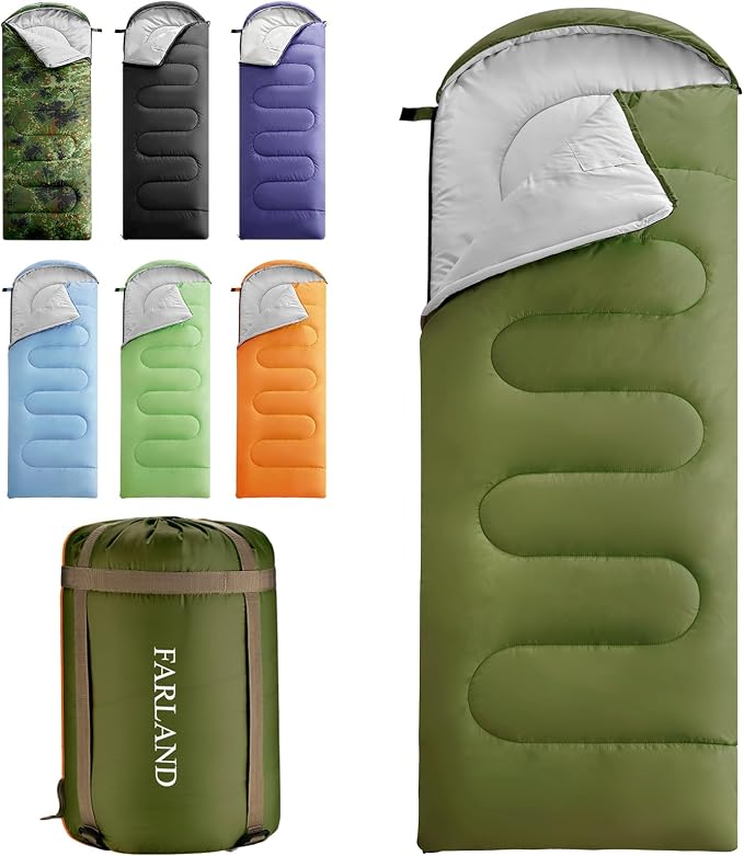 FARLAND Sleeping Bags 30℉ for Adults Teens Kids by FARLAND