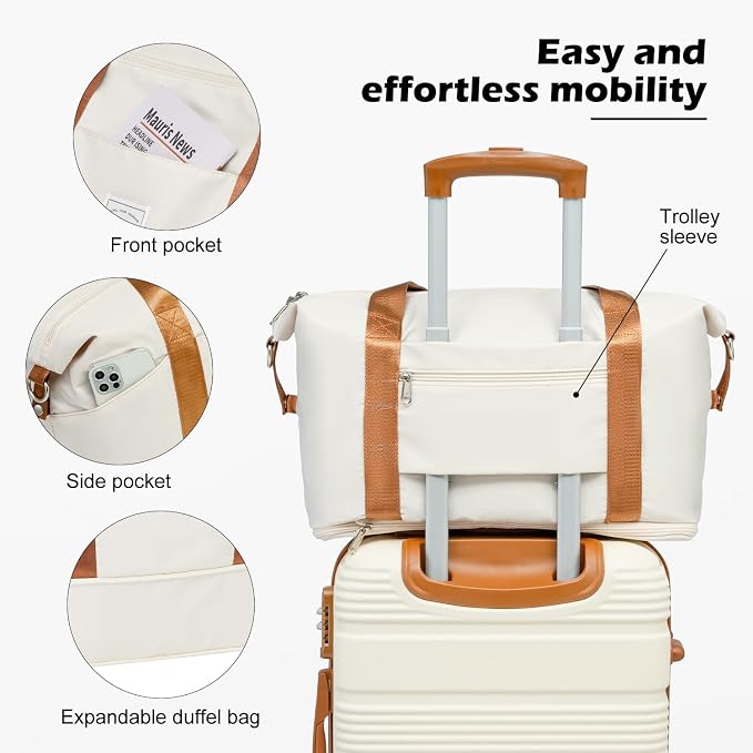 LONG VACATION 6 Piece ABS+PC Hardshell Luggage Set - Image 5